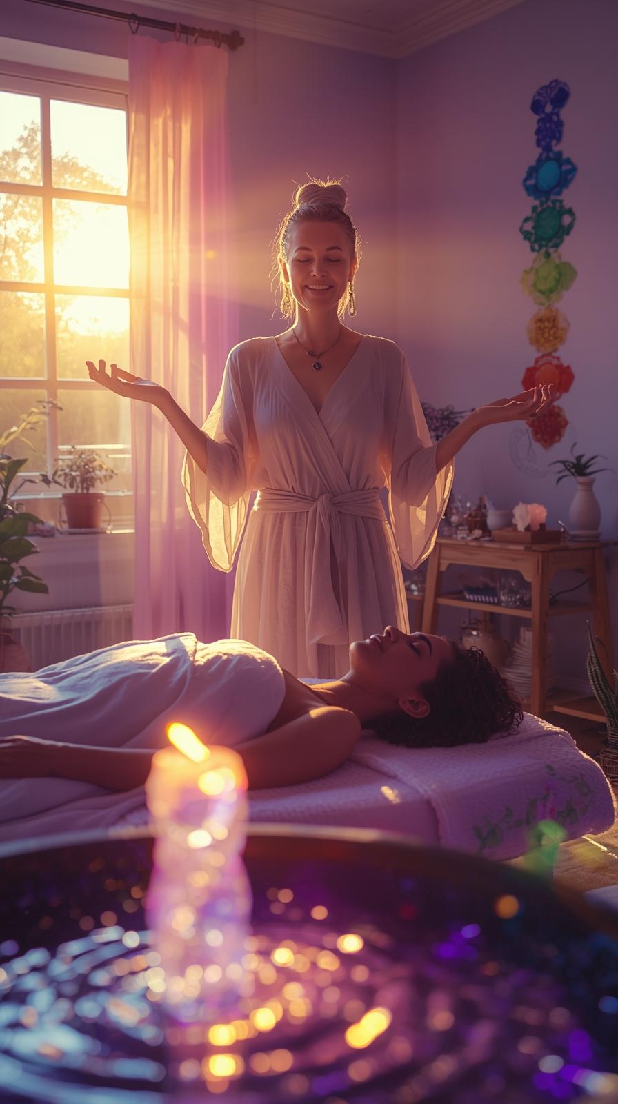 Aplicação prática de REIKI entre alunos
